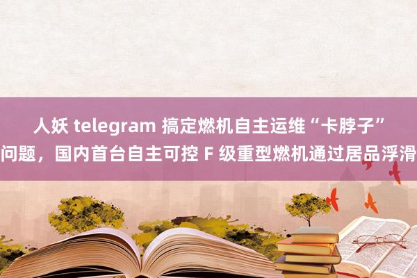 人妖 telegram 搞定燃机自主运维“卡脖子”问题,国内首台自主可控 F 级重型燃机通过居品浮滑