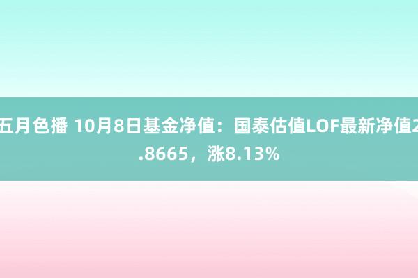 五月色播 10月8日基金净值:国泰估值LOF最新净值2.8665,涨8.13%