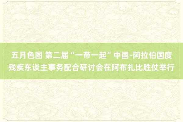 五月色图 第二届“一带一起”中国-阿拉伯国度残疾东谈主事务配合研讨会在阿布扎比胜仗举行