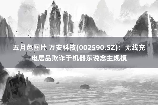 五月色图片 万安科技(002590.SZ)：无线充电居品欺诈于机器东说念主规模