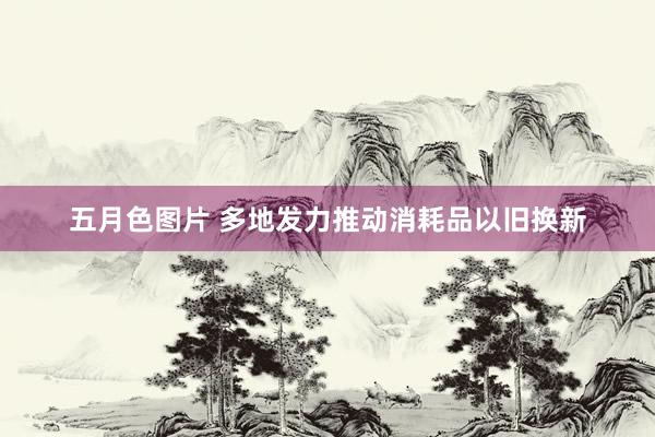 五月色图片 多地发力推动消耗品以旧换新