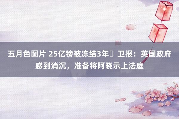 五月色图片 25亿镑被冻结3年❗卫报：英国政府感到消沉，准备将阿晓示上法庭