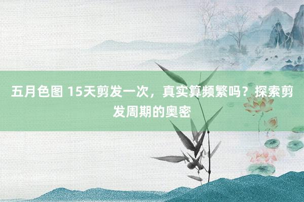 五月色图 15天剪发一次，真实算频繁吗？探索剪发周期的奥密