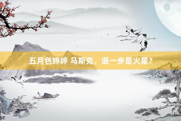 五月色婷婷 马斯克，退一步是火星？