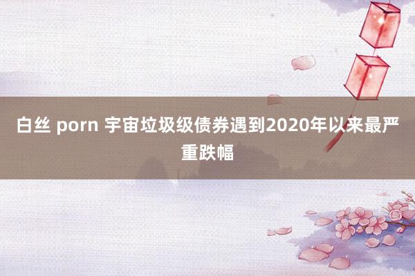 白丝 porn 宇宙垃圾级债券遇到2020年以来最严重跌幅
